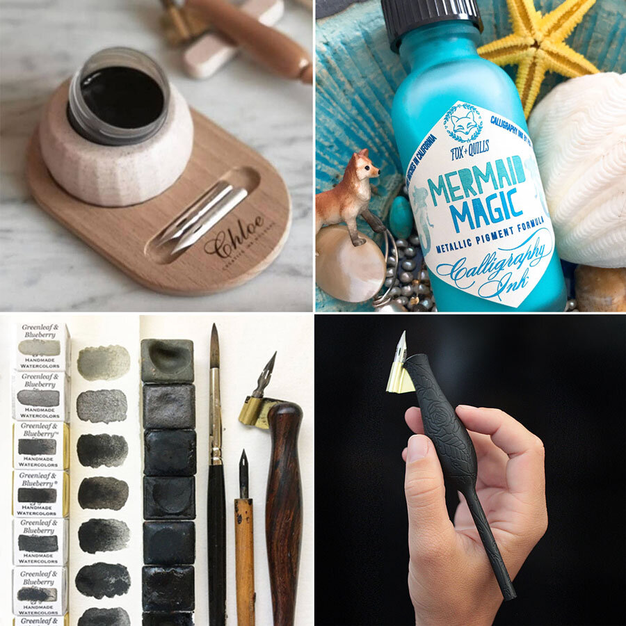 My Favorite Handmade Calligraphy Supplies