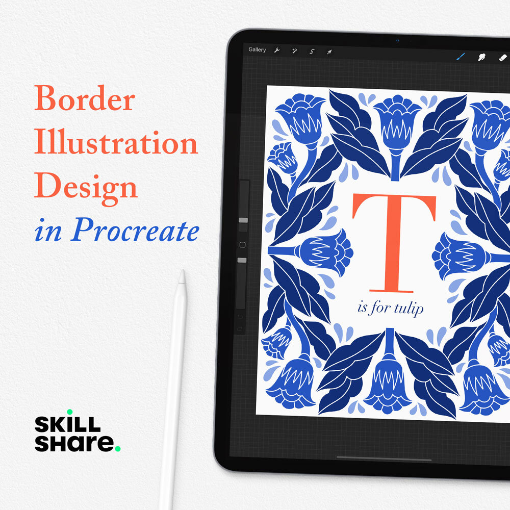 Border Illustration Design in Procreate: A Skillshare Class