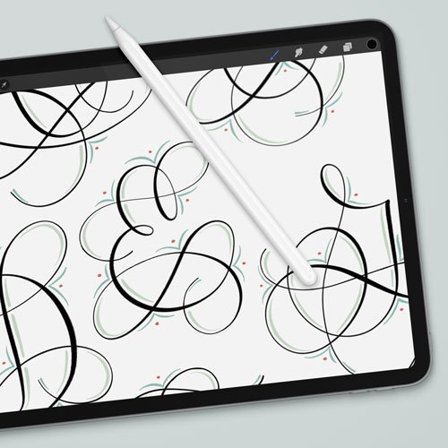  The pressure sensitivity of the  2nd generation Apple Pencil ﻿ is unparalleled 