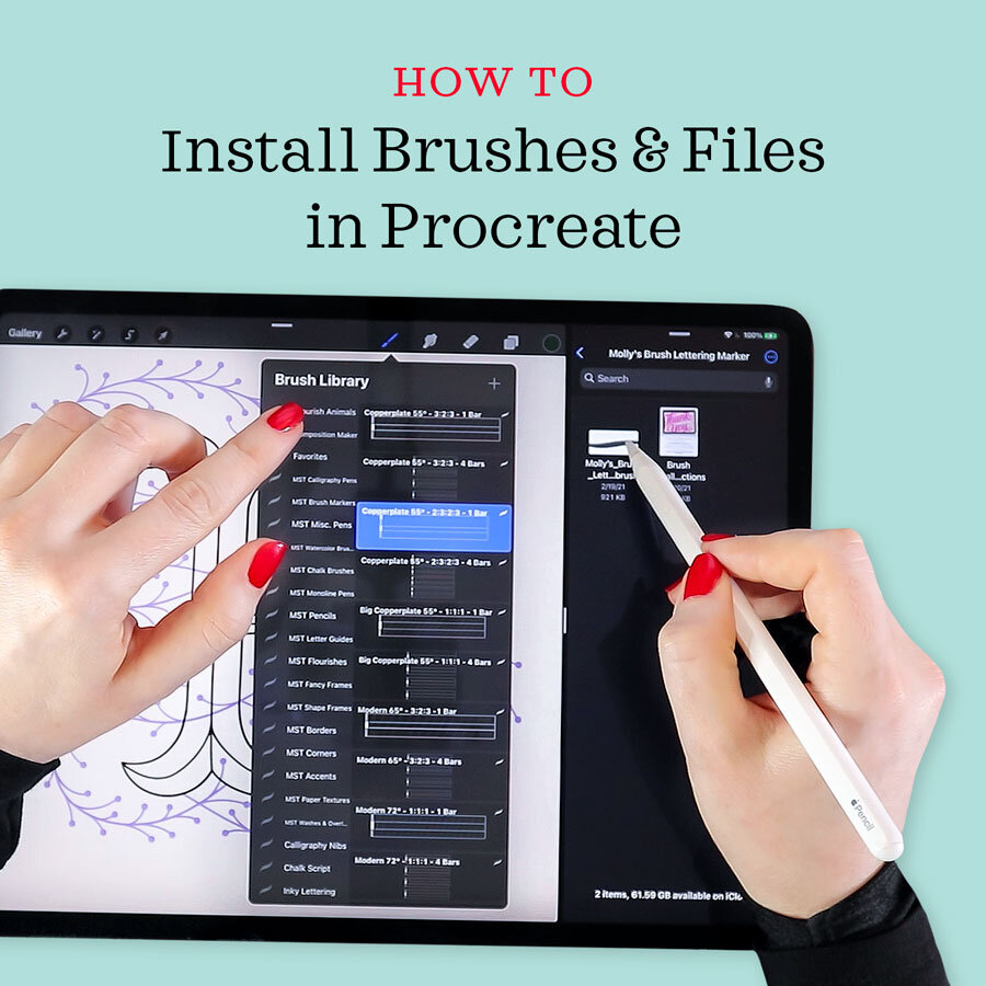 How to Install Brushes &amp; Files in Procreate