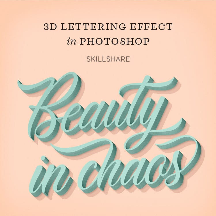 Learn 3D Lettering in Photoshop