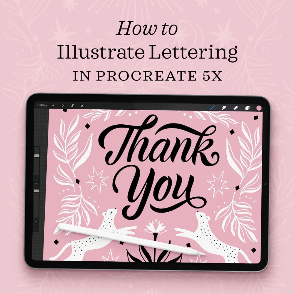 How to Illustrate Hand Lettering
