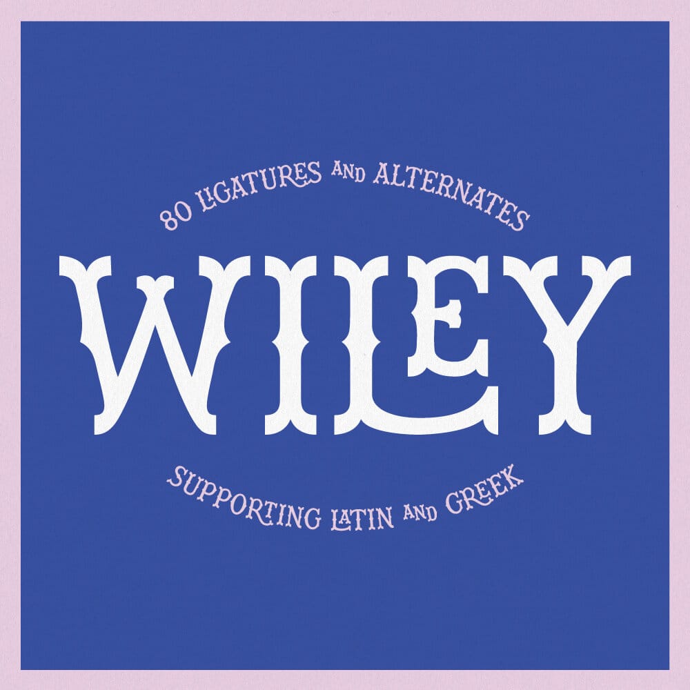 Wiley Font Release