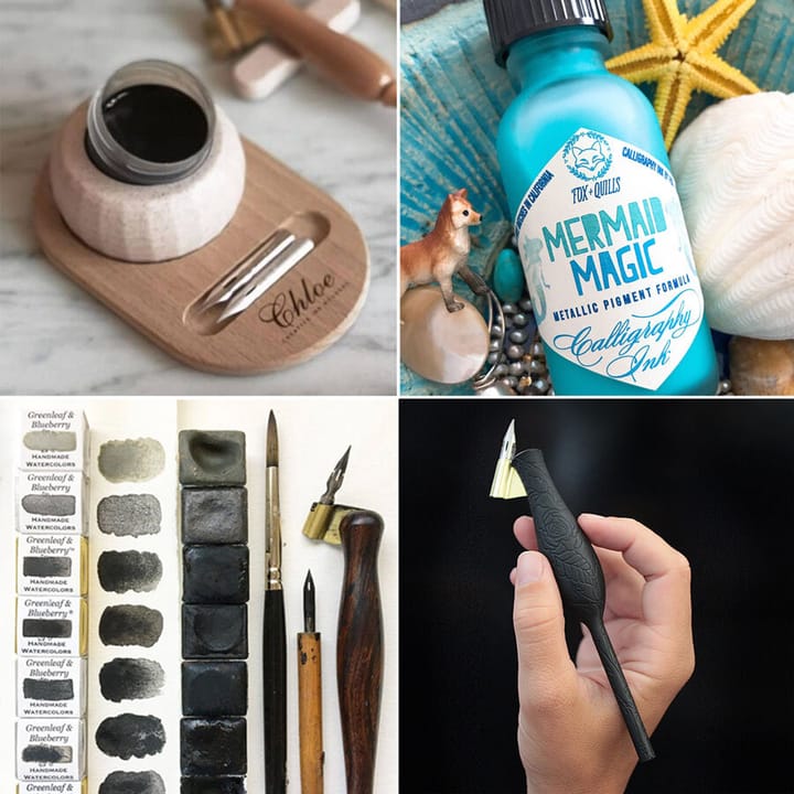 My Favorite Handmade Calligraphy Supplies