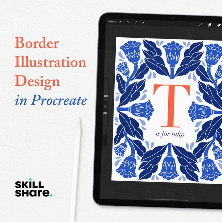 Border Illustration Design in Procreate: A Skillshare Class
