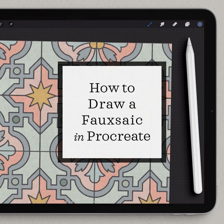 How to Draw a Fauxsaic in Procreate