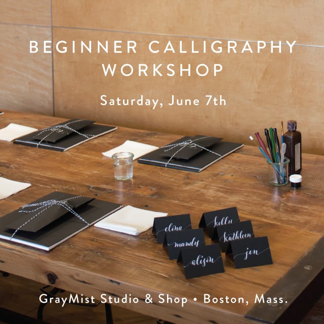 Boston Calligraphy Workshop