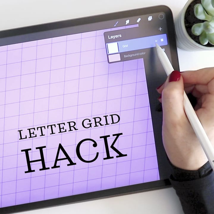 Procreate Letter Guide Hack