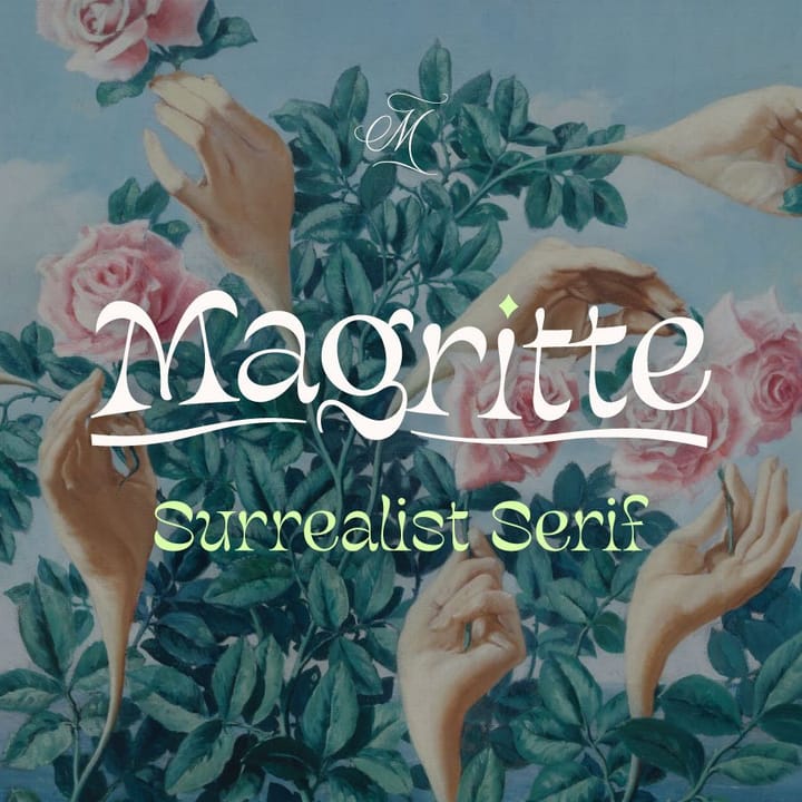 Magritte Surrealist Serif Font