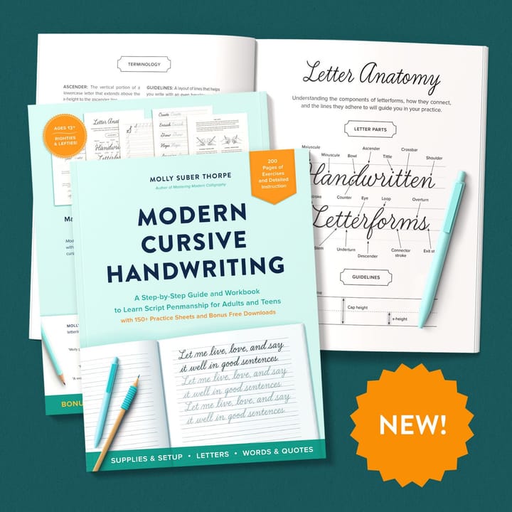 New Book: Modern Cursive Handwriting