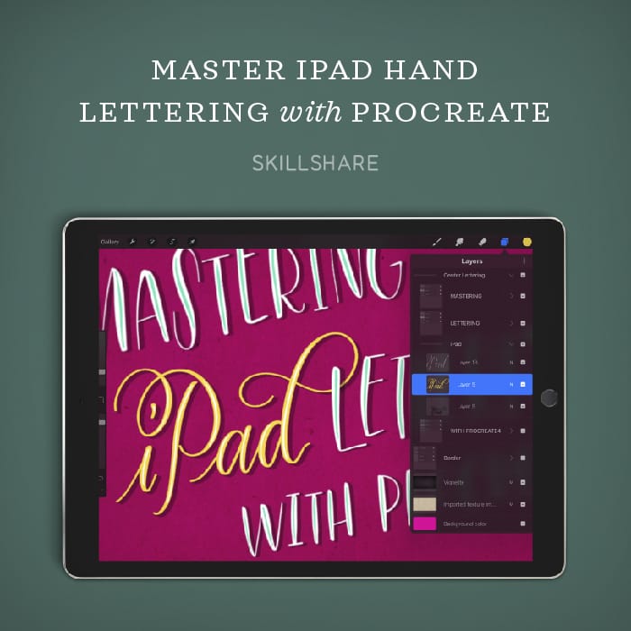 Skillshare Class: iPad Hand Lettering