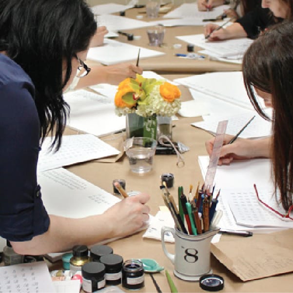 Calligraphy Workshop at Urbanic Paper