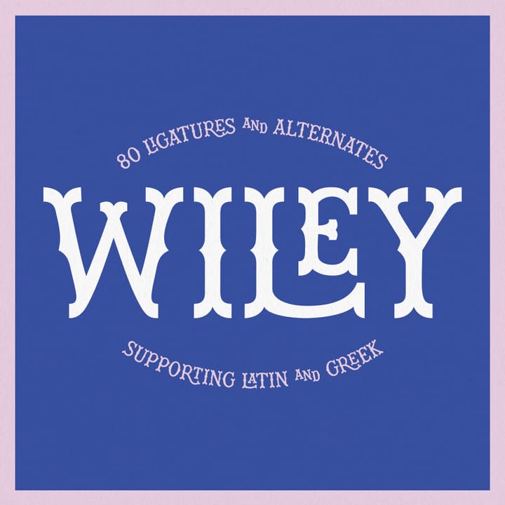 Wiley Font Release