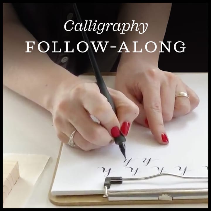 Modern Calligraphy Follow-Along: Whimsical Letters